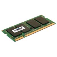 Crucial 2GB DDR2-800 (PC2-6400) DDR2 SO-DIMM Laptop Memory Module