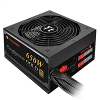 Thermaltake ToughPower 650 Watt 80 Plus Gold Semi-Modular ATX Power Supply