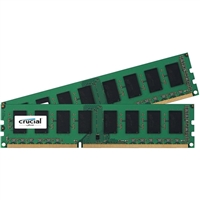 Crucial 8GB 2 x 4GB DDR3-1600 PC3-12800 CL11 Desktop Memory Kit