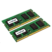 Crucial 8GB DDR3L-1600 (PC3L-12800) CL11 Notebook Memory Kit (Two 4GB Memory Modules)